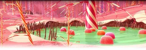 Wreck it ralph, Disney concept art, Sugar rush