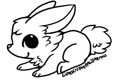 :Free Use Bunny Lineart: by PrePAWSterous on DeviantArt