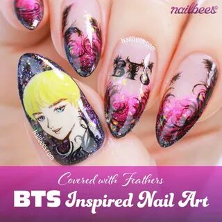 BTS Inspired Nail Art - nailbees