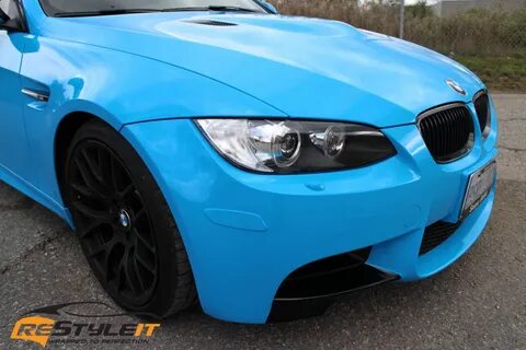 BMW M3 Olympic Blue - Vehicle Customization Shop Vinyl Car W