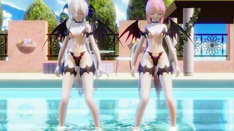 MMD R-18 Bikini dance - YouTube