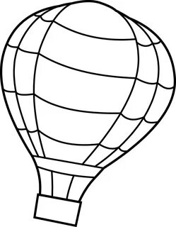 Collection of PNG Hot Air Balloon Black And White. PlusPNG