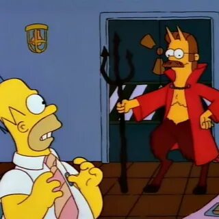 Ned flanders as the devil
