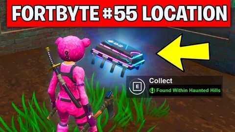 FORTBYTE #55 LOCATION - Found Within Haunted Hills (Fortnite