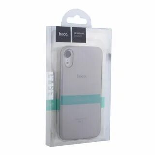 Чехол силиконовый Hoco Light Series для iPhone XR (6.1") Дым