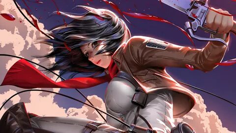 #51444 Mikasa Ackerman 4k Ultra HD Wallpaper, Short Hair, Mi