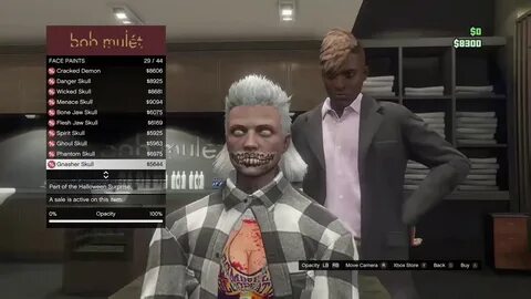 Halloween Face paints (GTA 5 Online) - YouTube