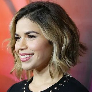 America Ferrera blonde ombre bob Party hairstyles for long h
