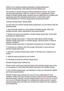 🌈 Climate change essay. Climate Change essay outline. 2022-10-16