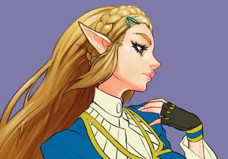 𝖑 𝖔 𝖚 𝖙 𝖊 𝖓 on Twitter: "Princess Zelda from BOTW wip! #zeld