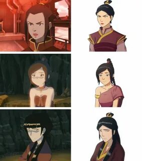 Our beloved cast of Avatar: The Last Airbender redrawn as 10