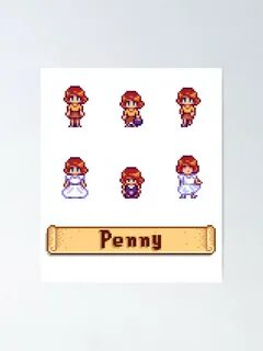 "Stardew Valley Sprites - Penny" Poster by kathdvd Redbubble