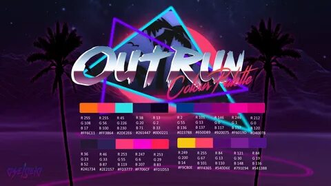 80s 90s retrowave color palettes - design post - Imgur Retro