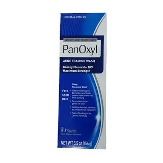 PanOxyl Foaming Acne Wash Maximum Strength 5.5 Pack of oz De