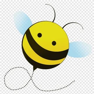Bumblebee Cartoon Honey bee, Cute Cartoon Bumble Bee, pszczo