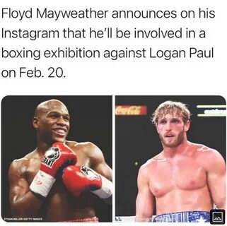 Floyd Mayweather announces on instagram Floyd Mayweather vs.