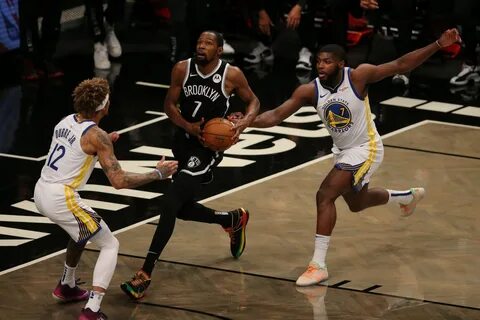 Kevin Durant, Kyrie Irving, and new-look Nets annihilate War