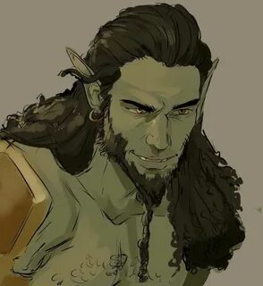 Male Half-Orc Brothel Worker in 2020 Character art, Characte