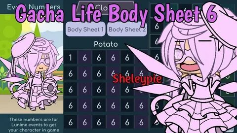 Gacha Life Body Sheet 6 + Shout Out! - YouTube
