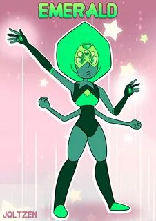 Emerald - Garnet and Peridot fusion concept by joltzen on De