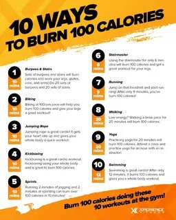 10 Ways to Burn 100 Calories - Xperience Fitness