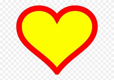 Green Heart Clip Art - Yellow And Red Heart - Free Transpare