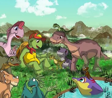 COMMISSION franklin and the Prehistoric Pals - Weasyl