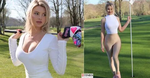 Stunning golfer Lucy Robson motivates her fans on social med