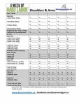 P90x Shoulders And Arms Worksheet Pdf Ideas Gealena