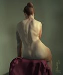 3d Nude Female Figure Study from Live Model by jeremyenglema