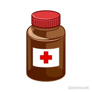 Medicine Bottle Clip Art Free PNG Image ｜ Illustoon