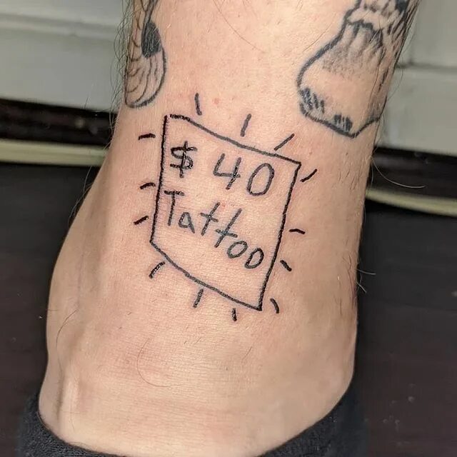 Ignorant Style Tattoo.