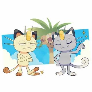 👻 Ivy 👻 di Instagram "Meowth The cooler Meowth : : : Art by: