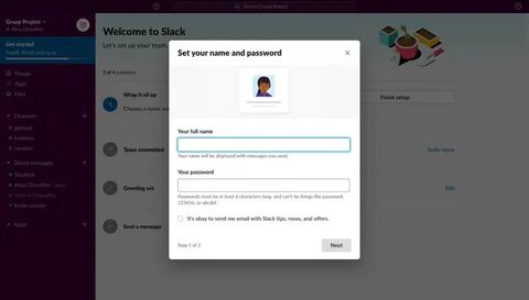 How to set up a Slack account South Africa