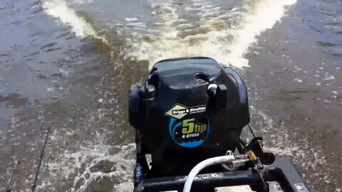 5 H.P. Briggs and Stratton Outboard Motor Review - YouTube