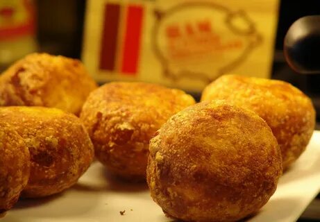 Rellenos de Papa (Stuffed Potato Fritters) Spanish dessert r