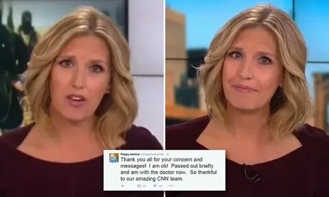 Pregnant CNN journalist Poppy Harlow passes out at the ancho