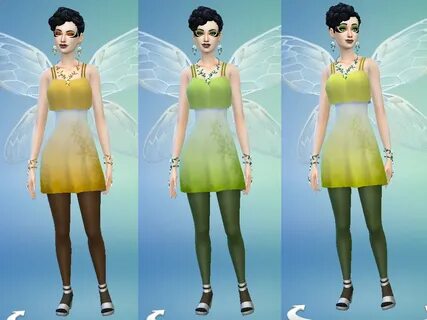 The Sims Resource - Nature Fairy Dress (no wings)