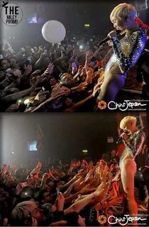 Miley Cyrus lets fans touch her hooha