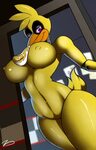 Xbooru - !! animatronic avian bib breasts chica (fnaf) curvy