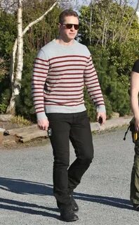 Josh Dallas Crewneck Sweater - Josh Dallas Clothes Looks - S