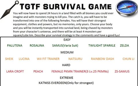 TGTF Survival Game Transformation / TF Know Your Meme