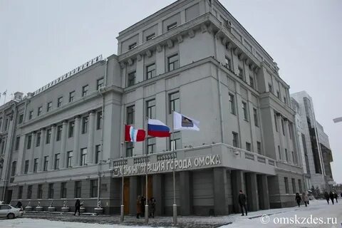 Омск Здесь on Twitter: "Здание мэрии Омска попытались поджеч