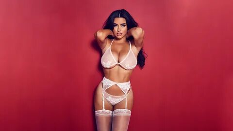 Download Original Abigail Ratchford, vrouw, model-, brunette, lingerie, een...