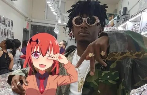 Anime x Carti Anime rapper, Rapper and anime, Rapper with an
