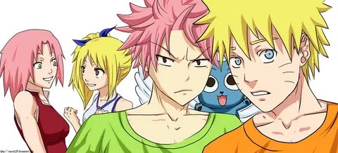 Fairy tail and naruto