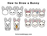How to Draw a Bunny * Step-By-Step Instructions