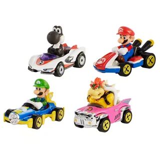Hot Wheels Mario Kart Circuit Lite Track Set Die-Cast Vehicl