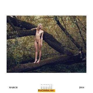 Milou Sluis nude in nature from 2014 FAP Calendar Project