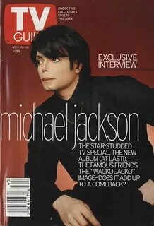 Invincible era Photo: Michael Jackson on the Cover of TV Gui